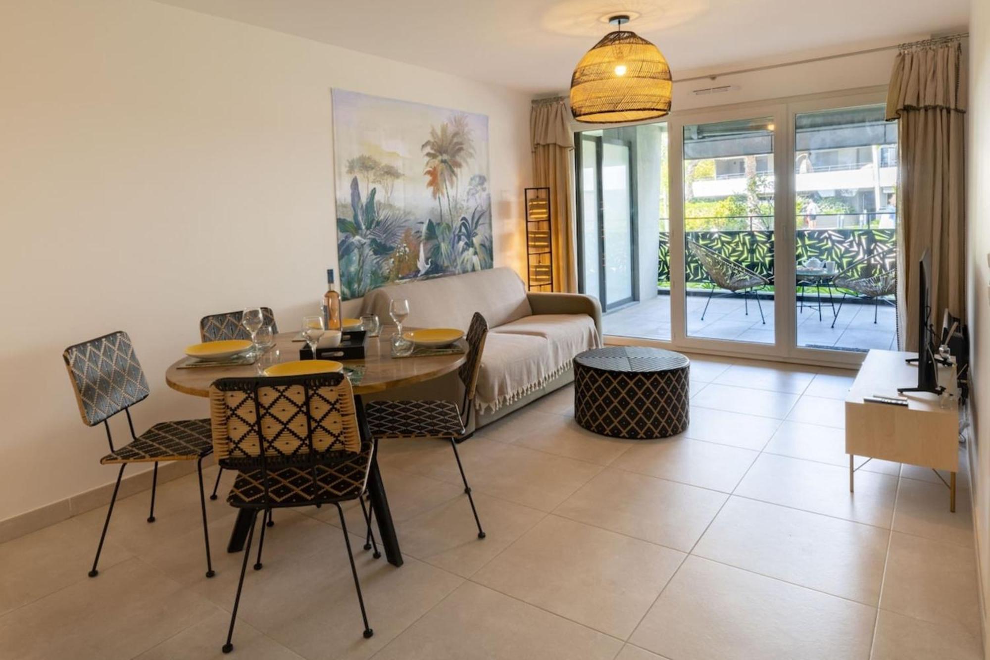 06Ah - Superb Waterfront T2 - Swimming Pool Apartment Villeneuve-Loubet Exterior photo